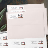 Vintage Nähmaschine Boho Floral Bouquet