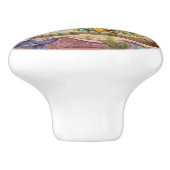 Vintage Nähmaschine Keramikknauf (Seitenansicht)