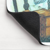 Vintage Nähmaschine Mousepad (Ecke)