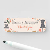 Vintage Nähmaschine Nähmaschine Schneider Namensschild (Beispiel)