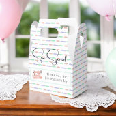 Vintage Nähmaschine Pastell Aufkleber Babydusche Geschenkschachtel