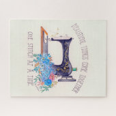 Vintage Nähmaschine Puzzle (Horizontal)