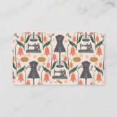 Vintage Nähmaschine Schneider Visitenkarte (Rückseite)