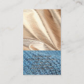 Vintage Nähmaschine | Stoffe Visitenkarte (Rückseite)