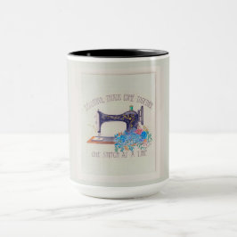 Vintage Nähmaschine Tasse