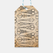 Vintage Nähschere Geschenkanhänger (Vorderseite)