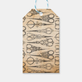 Vintage Nähschere Geschenkanhänger