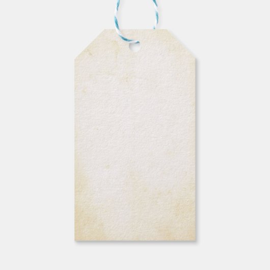 Vintage Nähschere Geschenkanhänger (Rückseite)