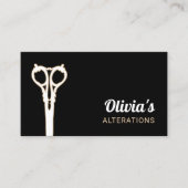 Vintage Nähschere Schneider Visitenkarte (Vorderseite)