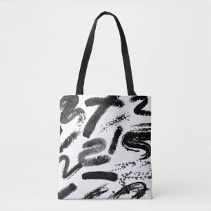Vintage, nahtlos handlackierte Wasserfarbenbürste Tasche