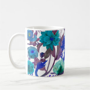 vintage nahtlose asiatische traditionelle Muster. Kaffeetasse