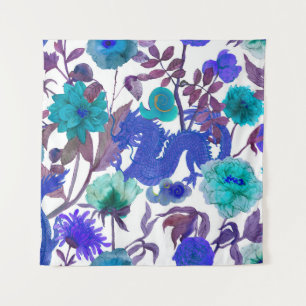 Vintage nahtlose asiatische Traditionsmuster. Japa Wandteppich