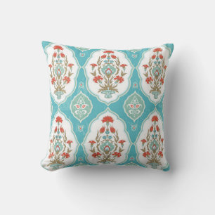 Vintage, nahtlose Blumenmuster im orientalischen S Kissen