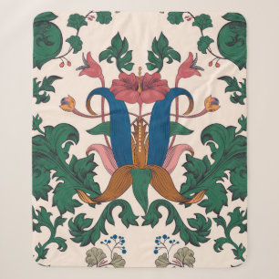 Vintage nahtlose Blumenmuster. Jugendstilflora Sherpadecke