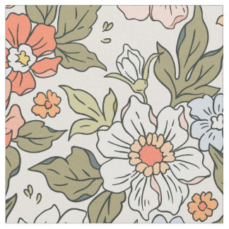 Vintage nahtlose Blumenmuster Liberty Stil Stoff