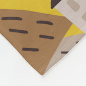 Vintage nahtlose Herbstlandschaft Fleecedecke (Ecke)