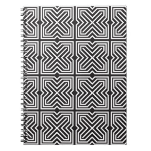 Vintage nahtlose Modelle. Moderne, stilvolle Textu Notizblock