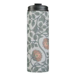 Vintage, nahtlose Muster, Retro-Wallpaper Thermosbecher