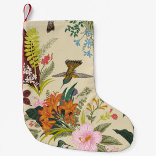 Vintage nahtlose Vintage Blumenmuster. Exotic fl Kleiner Weihnachtsstrumpf