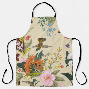 Vintage nahtlose Vintage Blumenmuster. Exotic fl Schürze
