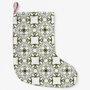 Vintage, nahtlose Ziermuster. abstrakt, ara Kleiner Weihnachtsstrumpf