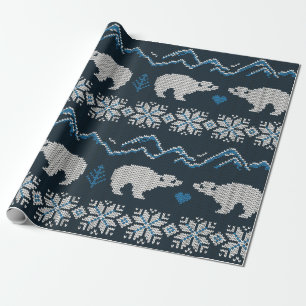 Vintage, nahtlose Ziermuster Geschenkpapier
