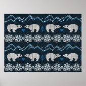 Vintage, nahtlose Ziermuster Poster (Vorne)