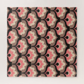 Vintage nahtloses Blumenmuster Puzzle (Horizontal)