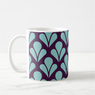 Vintage nahtloses Muster. Stilvolle abstrakte Art- Kaffeetasse