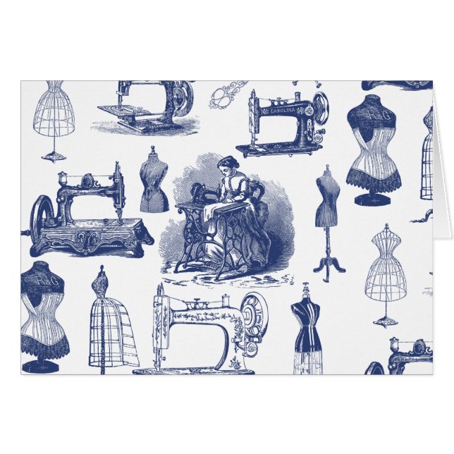 Vintage Nähtoile (Vorderseite (Horizontal))