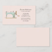 Vintage NähVisitenkarte Visitenkarte (Vorne/Hinten)