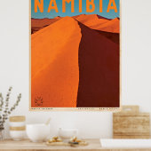 Vintage Namibia Travel Poster (Küche)