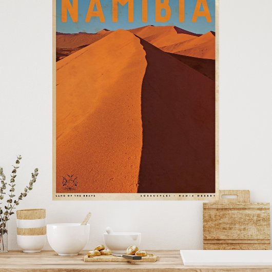 Vintage Namibia Travel Poster (Küche)