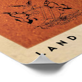 Vintage Namibia Travel Poster (Ecke)