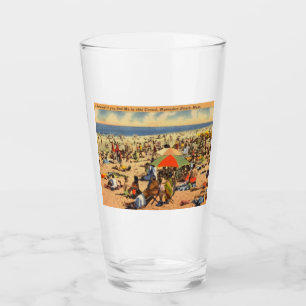 Vintage Nantasket Beach, Hull, Massachusetts Glas