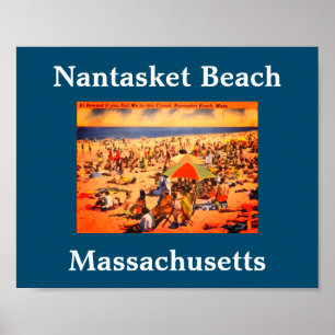Vintage Nantasket Beach, Massachusetts Poster