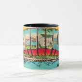 Vintage Nantucket MA  Tasse (Zentrum)