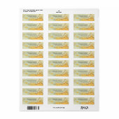 Vintage Nantucket Map Address Labels (Vorne)