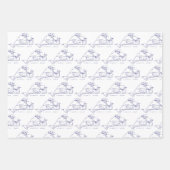 Vintage Nantucket, Martha's Vineyard Geschenkpapier Set (Vorderseite 3)