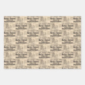 Vintage Nantucket, Martha's Vineyard Geschenkpapier Set (Vorderseite)