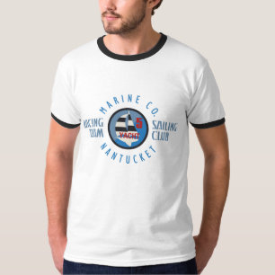 Vintage Nantucket Yacht 5 - Segelclub Abzeichen T-Shirt