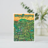 Vintage Napa Postkarte (Stehend Vorderseite)