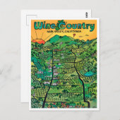 Vintage Napa Postkarte (Vorne/Hinten)