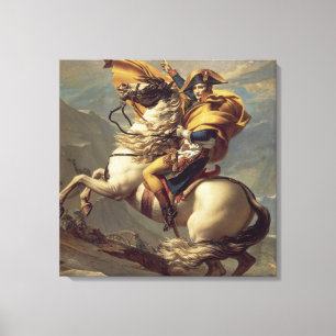 Vintage Napoleon überquert die Alpen Leinwanddruck