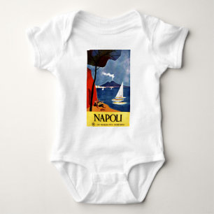 Vintage Napoli Liebe Romantik Baby Strampler