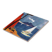 Vintage Napoli Liebe Romantik Fliese (Seite)