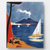 Vintage Napoli Liebe Romantik Fotoplatte (Vorderseite)