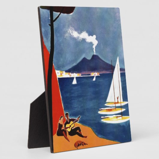 Vintage Napoli Liebe Romantik Fotoplatte (Seite)