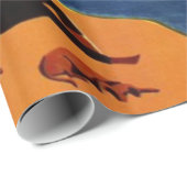 Vintage Napoli Liebe Romantik Geschenkpapier (Rolleneckpunkt)