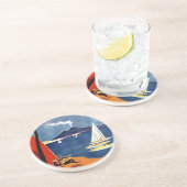 Vintage Napoli Liebe Romantik Getränkeuntersetzer (Seite)